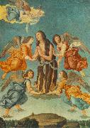 LORENZO DI CREDI An Angel Brings the Holy Communion to Mary Magdalen sf oil painting